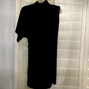 MANGO Black Asymmetrical Dress